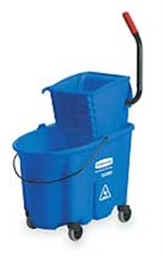 5NY83 | E4108 Mop Bucket and Wringer Blue 8 3 4 gal