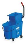 5NY83 | E4108 Mop Bucket and Wringer Blue 8 3 4 gal