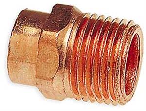 5P035 | Adapter Wrot Copper 2 Tube CxMNPT