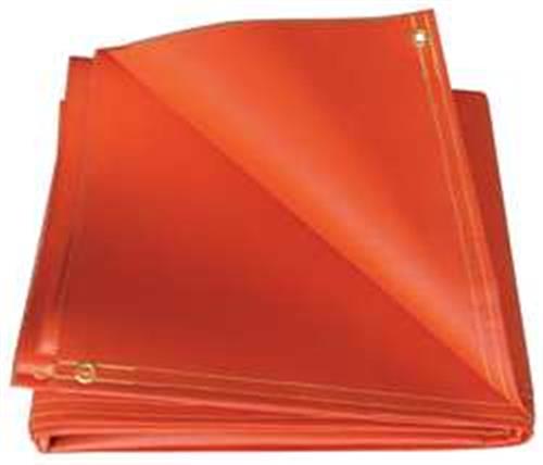 5PGV9 | Welding Curtain 6 ft H 8 ft W Orange