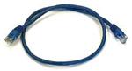 5PZT4 | M3395 Patch Cord Cat 5e Booted Blue 2.0 ft.
