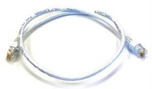 5VZK1 | M3396 Patch Cord Cat 6 Booted White 2.0 ft.