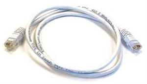 5VZL0 | M3396 Patch Cord Cat 6 Booted White 3.0 ft.