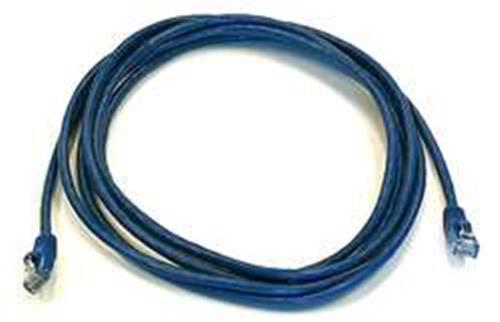5VZP1 | M3396 Patch Cord Cat 6 Booted Blue 10 ft.