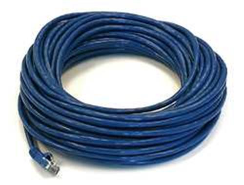 5XFH9 | M3396 Patch Cord Cat 6 Booted Blue 50 ft.