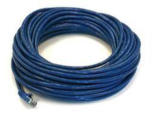 5XFH9 | M3396 Patch Cord Cat 6 Booted Blue 50 ft.