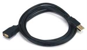 5XGA6 | USB 2.0 Extension Cable 6 ft.L Black