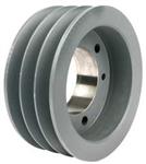 5YKH3 | V Belt Pulley Detachable 3Groove 6.15 OD