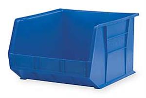 5W868 | F8698 Hang and Stack Bin Blue Plastic 7 in