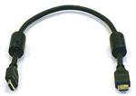 5YMG4 | M1101 HDMI Cable Std Speed Black 1.5ft 28AWG