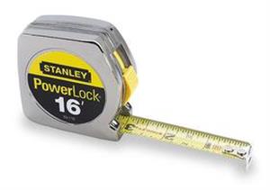 6A497 | Tape Measure 3 4 In x 16 ft Chrome In Ft