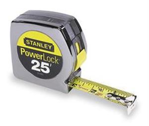 6A498 | Tape Measure 1 In x 25 ft Chrome In Ft