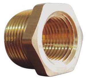 6AYW7 | Hex Bushing Brass 3 8 x 1 4 in 10 PK