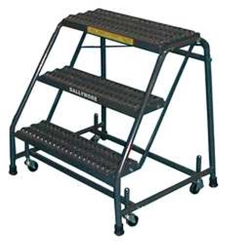 9DN67 | Rolling Ladder Steel 28 1 2 In.H