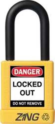 6CXG5 | D8958 Lockout Padlock KD Yellow 1 3 4 H
