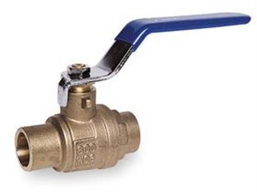 6GD28 | Manual 2 Way Ball Valve Sweat Brass