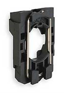 6HX25 | Mounting Base 22 mm Black Plastic
