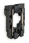6HX25 | Mounting Base 22 mm Black Plastic