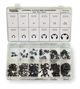 6LD26 | E Style Ring Asst 255 Pc 12 Szs