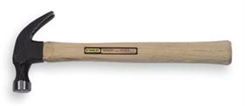 6R252 | Curved Claw Hammer 16oz Polished Hickory