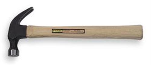 6R252 | Curved Claw Hammer 16oz Polished Hickory