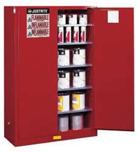 6VTG6 | K3033 HazmatStorageCabinet Red Steel