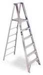 6W686 | Platform Stepladder 4 ft Aluminum 375 lb