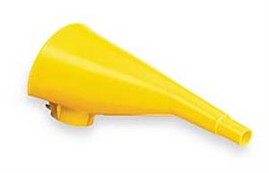 6X853 | Funnel 9In.X1 1 8In. Yellow