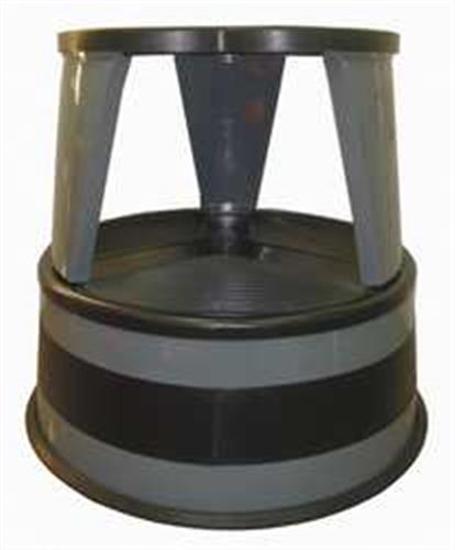 8A784 | Office Step Stool 14 1 2in H 350lb Slate