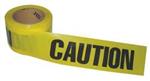 8AW25 | Barricade Tape Yellow 200 ft L 3 in