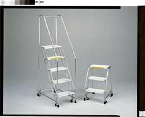 9DTV5 | Safety Roll Ladder Aluminum 28 1 2 In.H