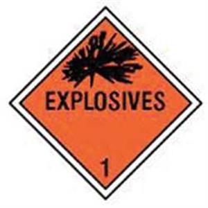 8FNM7 | DOT Container Placard 10 3 4 Label W
