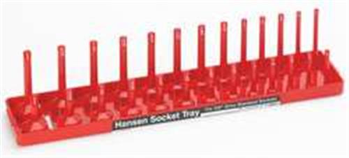 8RLW6 | SocketTray Red Plastic 131 4in 1PK