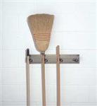 8TJP2 | Mop and Broom Holder 24 in L Silver