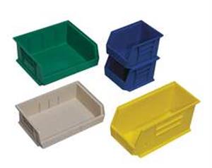 8Y085 | F0606 Hang and Stack Bin Blue PP 5 in