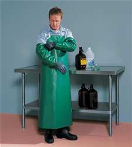 9AA40 | Bib Apron M Green PVC Polyester