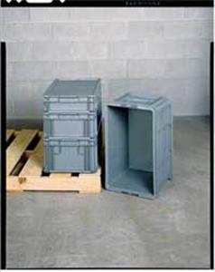 9G948 | Lid 15 in W Plastic Gray