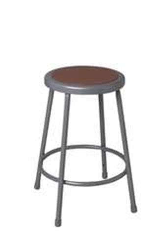 8TRV5 | Round Stool Welded Tube Leg Black 18 H