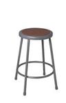 8TRV5 | Round Stool Welded Tube Leg Black 18 H