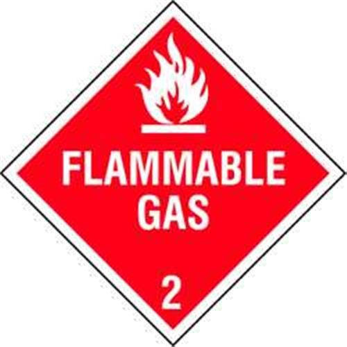 9WPE4 | DOT Container Placard 10 3 4 Label W