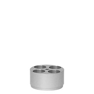 015882290 | Heidolph Radleys Heat-On Insert for 4x24mm Tubes (Anodized)