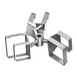 036300506 | Heidolph Overhead Stirrer Visco Jet Crack Impeller- 120mm (Stainless Steel)