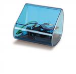 HS1041 | Clearly Safe Acrylic Safety Glasses Dispenser Blue