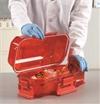 HS120077 | DuraPorter Specimen or Sample Transport Box Red