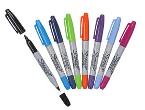 HS15094 | Dual Tip Sharpie Marker Set 8 Colors Assorted