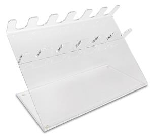 HS20613C | Pipette Stand Acrylic 6 Place Blue