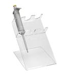 HS206203 | Pipette Stand Acrylic 3 Place Clear