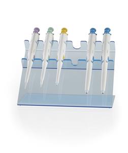 HS20620 | Pipette Stand Acrylic 6 Place Clear