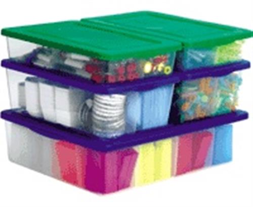 Laboratory Tubby Container With Lid and Divider Heathrow HS23453