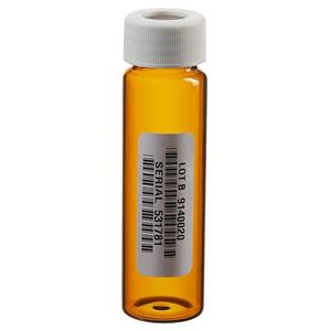 141-40A/DB | Amber VOA Glass Vials with 0.125in. Septa